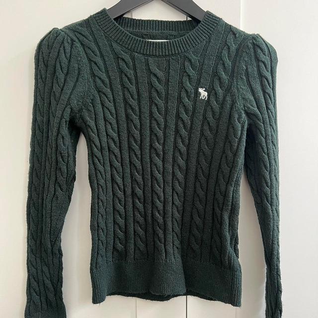 Abercrombie & Fitch Women's Jumper - Green - S on Productcaster.