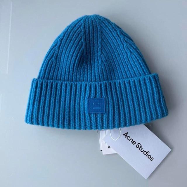 Acne Studios Women's Hat - Blue on Productcaster.