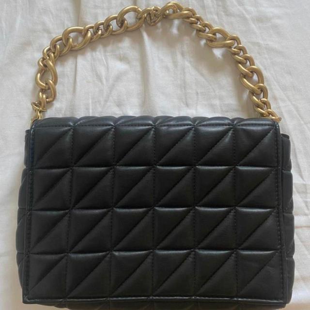 Zara Women's Shoulder bags - Black/Gold on Productcaster.