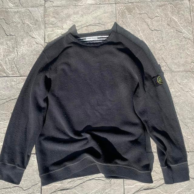 Stone Island Men's Top - Navy/Grey - XXL on Productcaster.