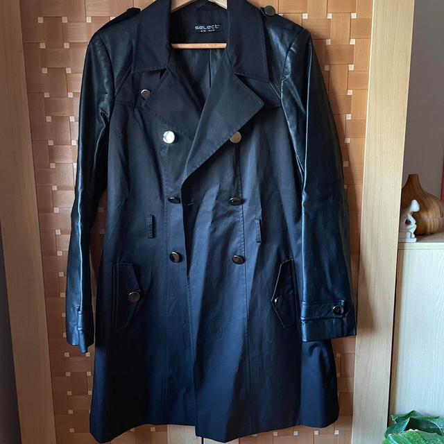 Select Fashion Women's Trench - Black/Navy - UK 12 on Productcaster.