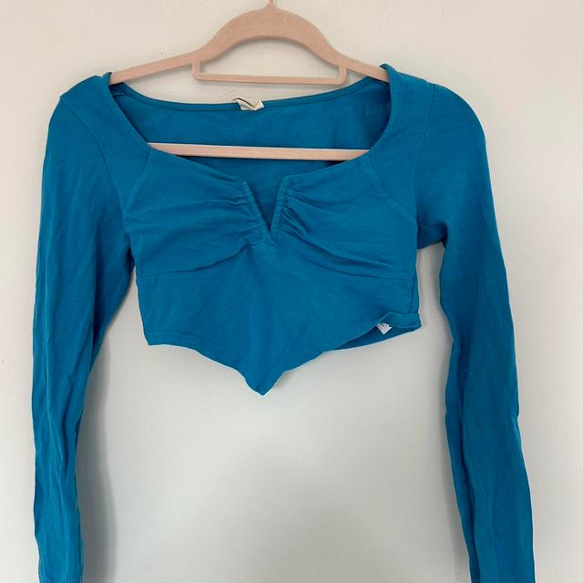 Urban Outfitters Women's Crop top - Blue - S on Productcaster.