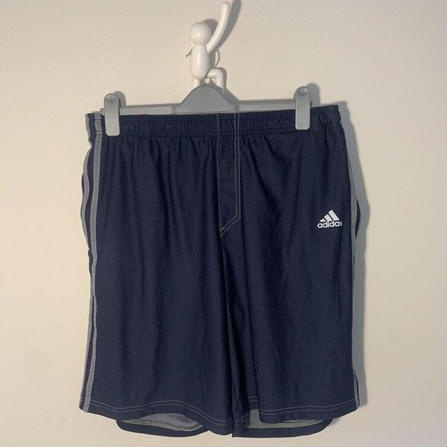 Adidas Men's Shorts - Blue - L on Productcaster.