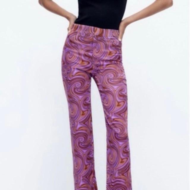 Zara Women's Trousers - Purple - S on Productcaster.