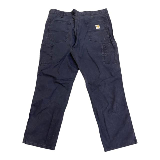 Carhartt Men's Straight leg Cargo Trousers - Navy - 38" on Productcaster.