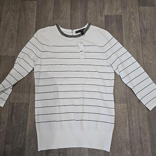 White House Black Market Women's Jumper - Black/White - 10 on Productcaster.