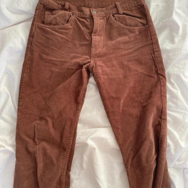 Brandy Melville Women's Trousers - Brown - UK 8 on Productcaster.