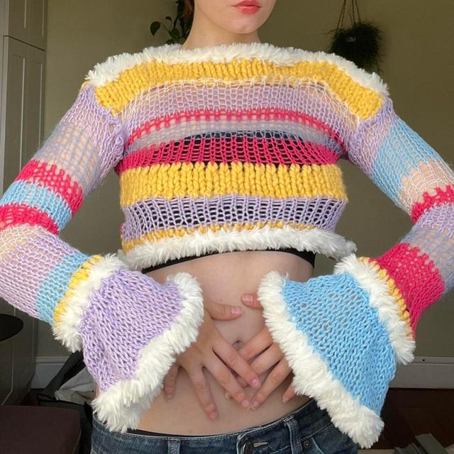 Handmade Women's Jumper - Multi - 10 on Productcaster.