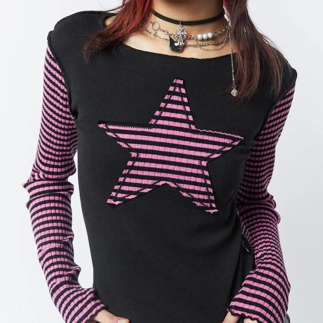 Minga London Women's T-shirt - Black/Pink - 8 on Productcaster.