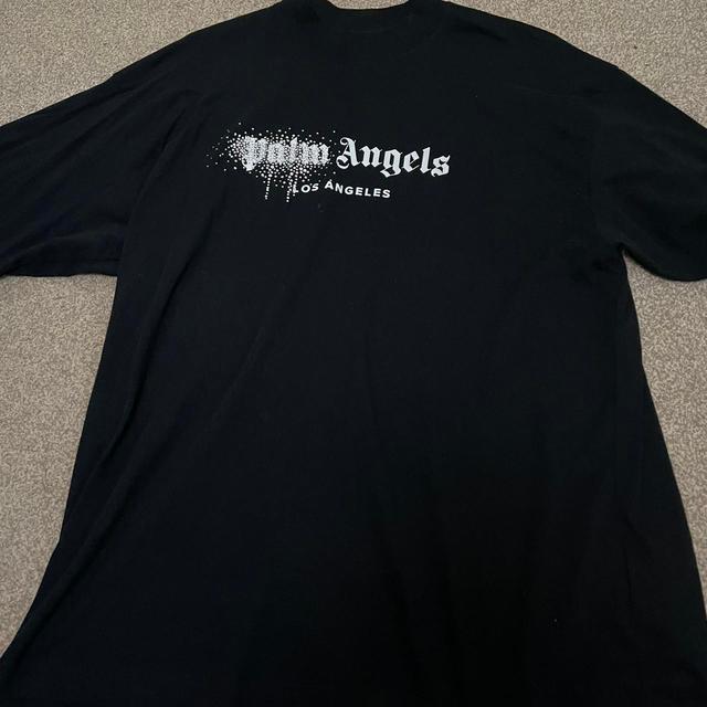 Palm Angels Women's T-shirt - Black - XL on Productcaster.