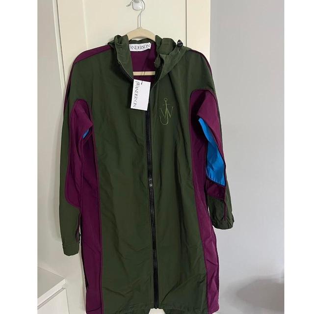 JW Anderson Women's Parka - Green/Multi - UK 6 on Productcaster.