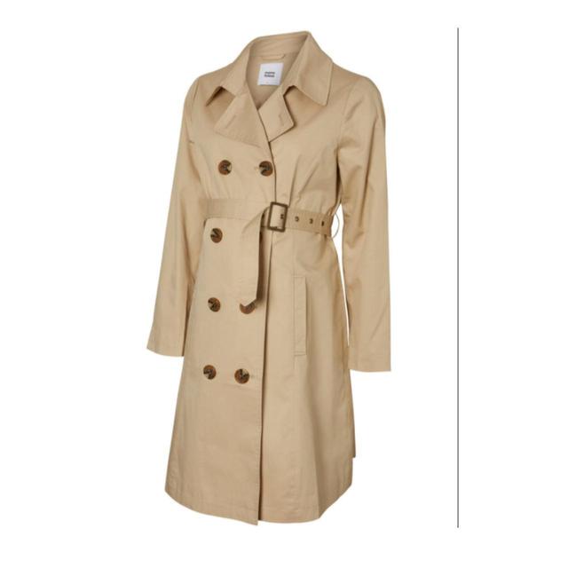 Mamalicious Women's Trench - Tan/Cream - S on Productcaster.