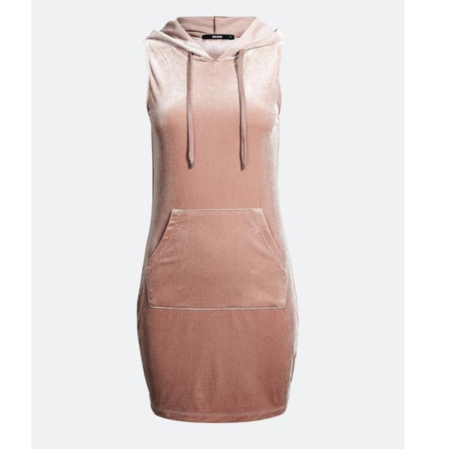 Bik Bok Women's Velvet Dress - Pink - M on Productcaster.