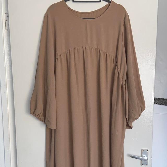 Preloved Women's Casual Dress - Tan on Productcaster.