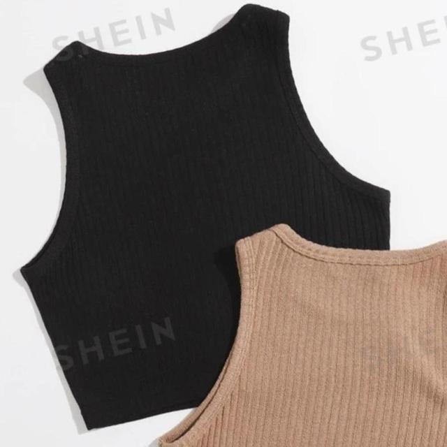 SHEIN Women's Crop top - Multi/Black - S on Productcaster.