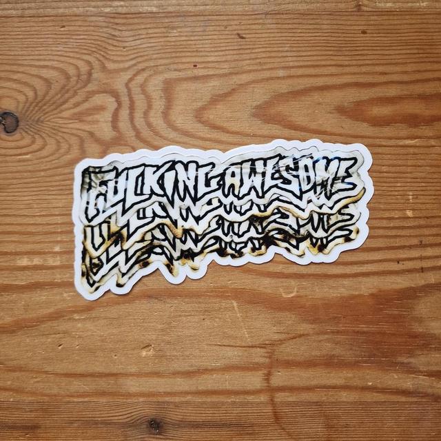 Fucking Awesome Sticker - Black/Multi on Productcaster.