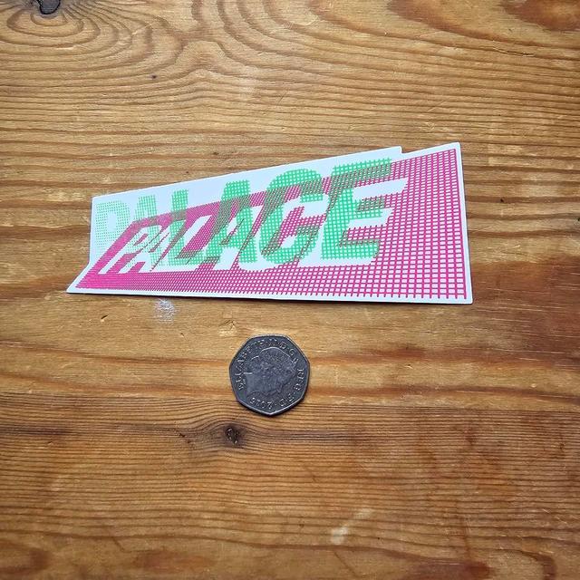 Palace Sticker - Pink/Green on Productcaster.