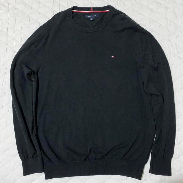 Tommy Hilfiger Men's Jumper - Black - L on Productcaster.