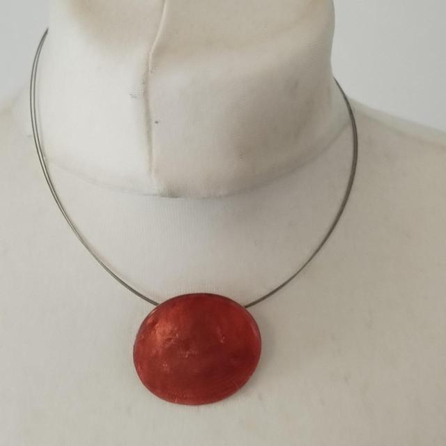 Vintage Women's Necklace - Red on Productcaster.