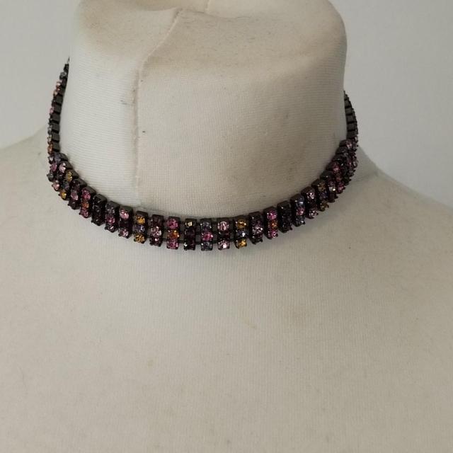 032c Women's Necklace - Black/Multi on Productcaster.