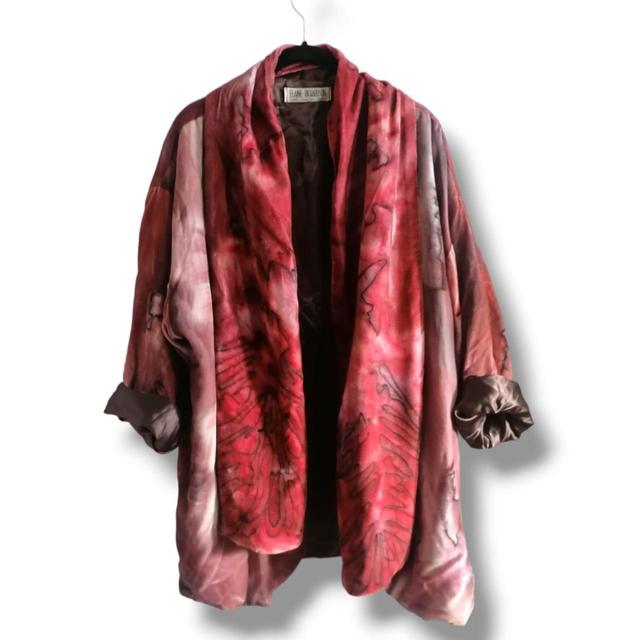 Women's Duster Jacket - Brown/Pink - M on Productcaster.