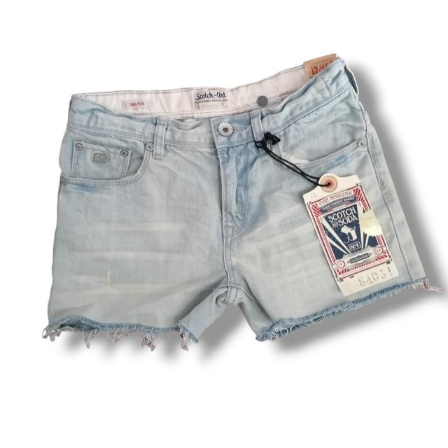 Scotch & Soda Kids' Shorts - Blue - 12 years on Productcaster.