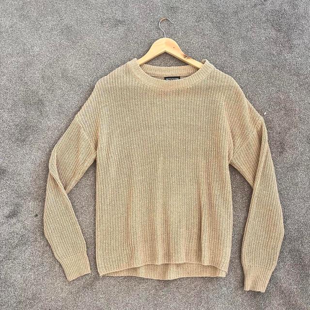 PrettyLittleThing Women's Jumper - Tan - S on Productcaster.