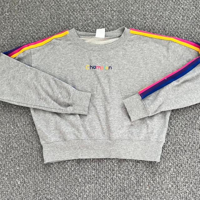 Champion Women's Sweatshirt - Multi/Grey - S on Productcaster.