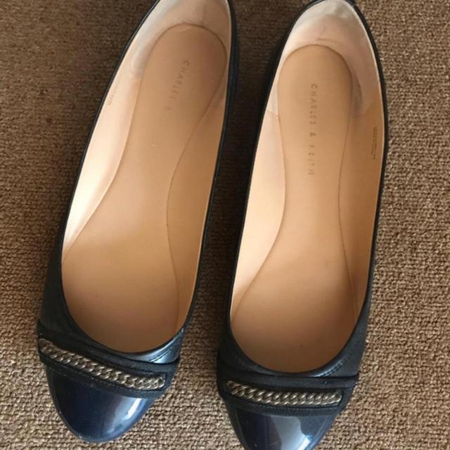 Charles & Keith Women's Ballet shoes - Navy - UK 7 on Productcaster.