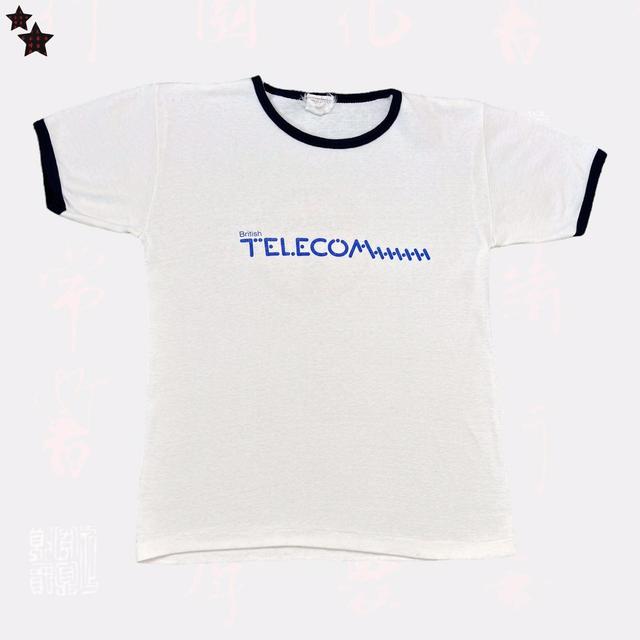 Men's T-shirt - White/Blue - XS on Productcaster.