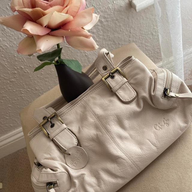 Designer Women's Going out Bag - White/Gold on Productcaster.