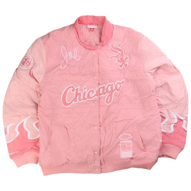 Mitchell & Ness Men's Casual Jacket - Pink - 3XL on Productcaster.