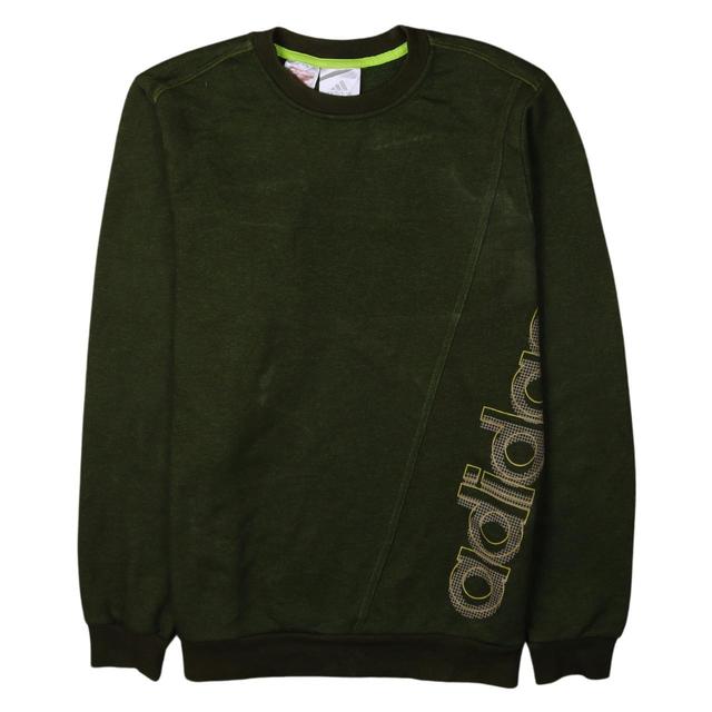 Adidas Women's Sweatshirt - Khaki/Green - XL on Productcaster.