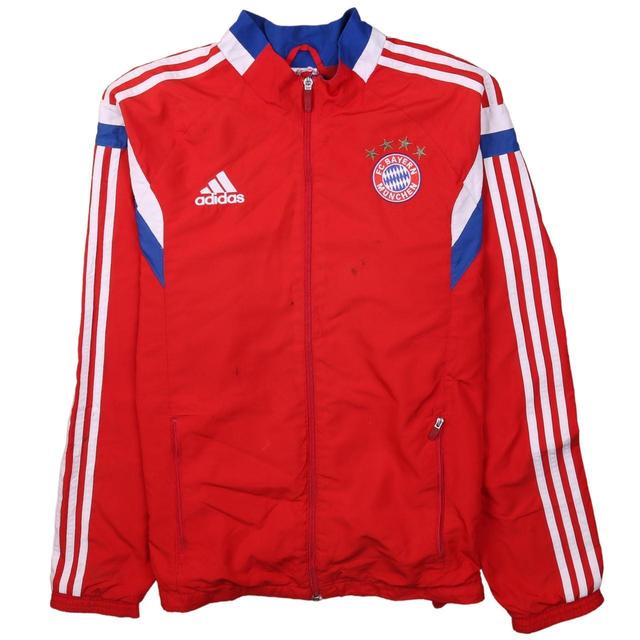 Adidas Men's Casual Jacket - Red - M on Productcaster.