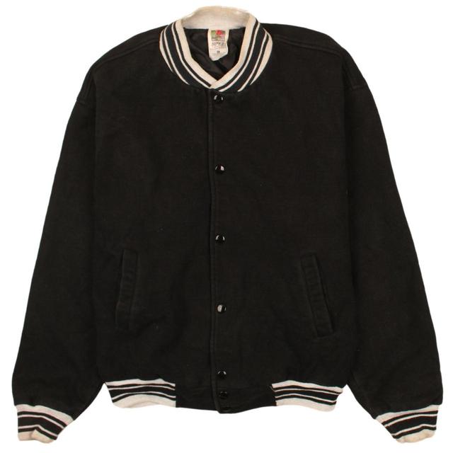 Fruit of the Loom Men's Casual Jacket - Black - L on Productcaster.