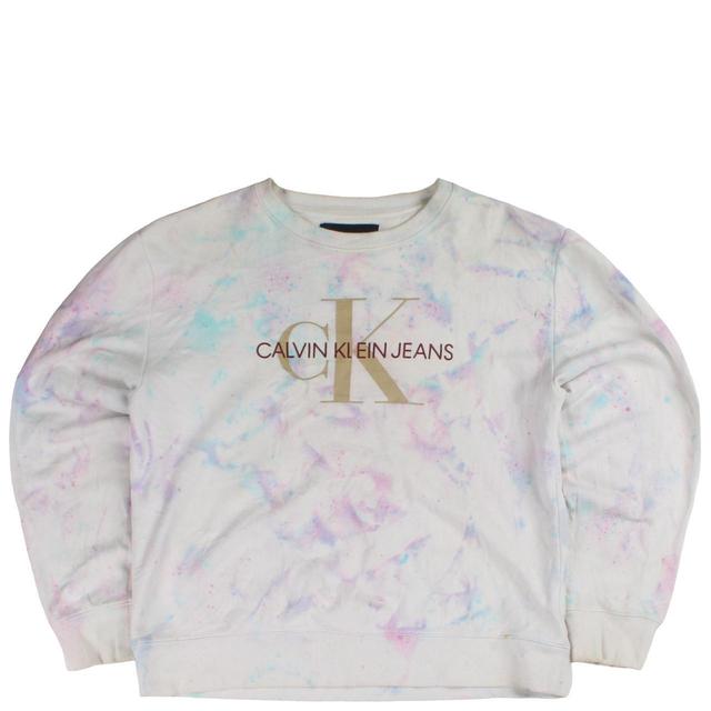 Calvin Klein Men's Sweatshirt - White - S on Productcaster.