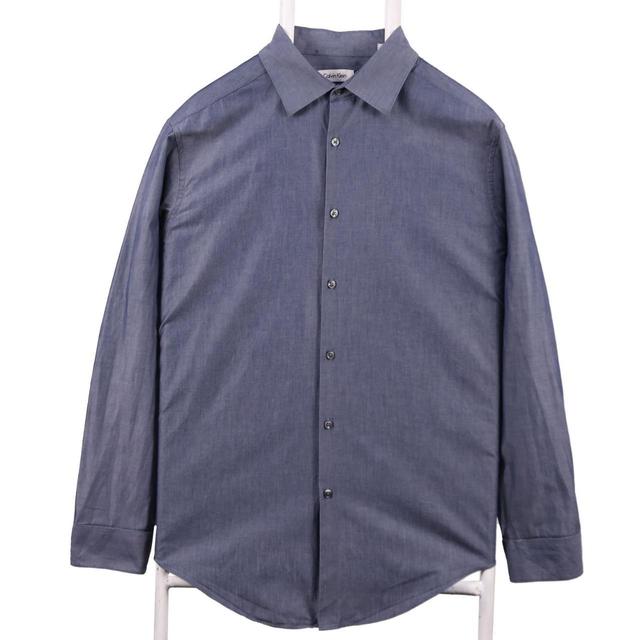 Calvin Klein Men's Shirt - Blue - L on Productcaster.