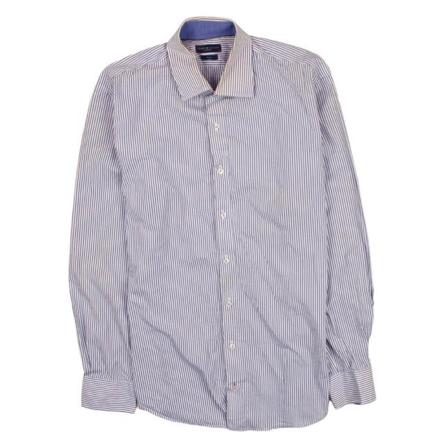 Tommy Hilfiger Men's Shirt - Blue - L on Productcaster.