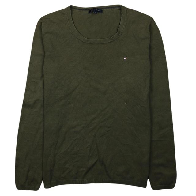 Tommy Hilfiger Women's Sweatshirt - Green - M on Productcaster.