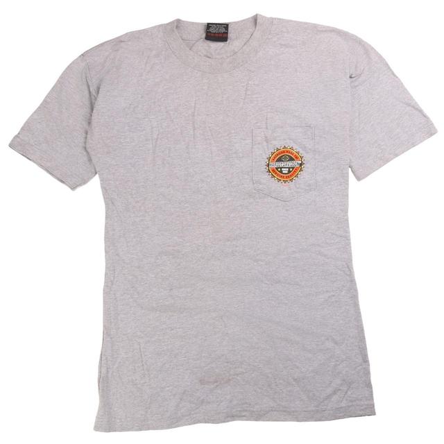 Harley Davidson Men's T-shirt - Grey - L on Productcaster.