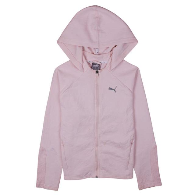 Puma Women's Hoodie - Pink - M on Productcaster.