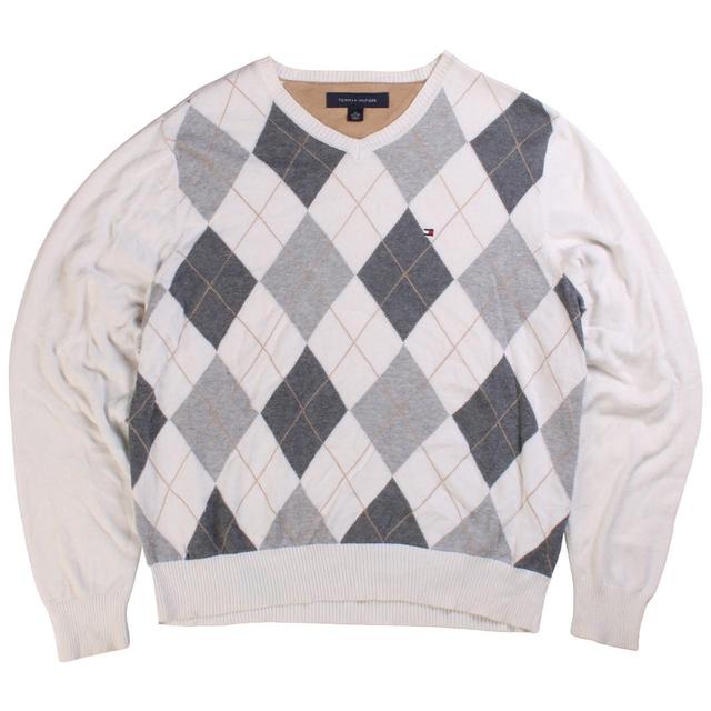 Tommy Hilfiger Men's Jumper - White - XS on Productcaster.