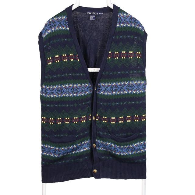 Nautica Men's Gilet - Navy/Blue - XL on Productcaster.