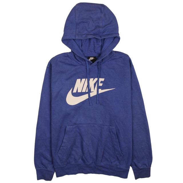 Nike Men's Hoodie - Blue - L on Productcaster.