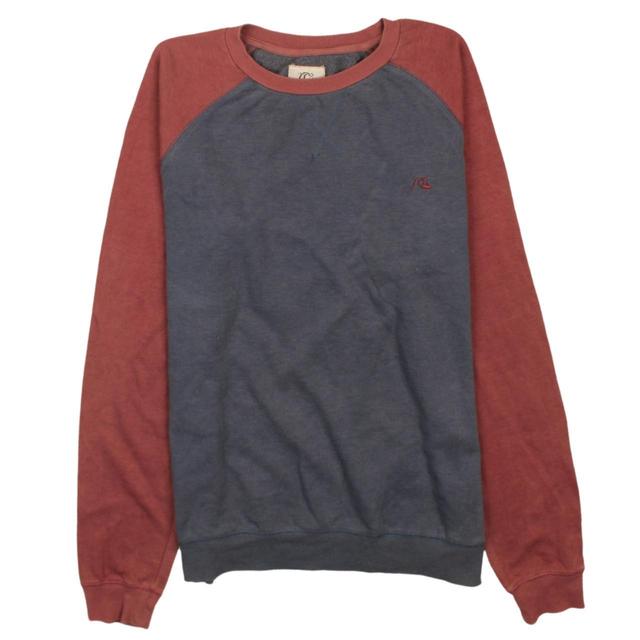 Quiksilver Men's Sweatshirt - Navy/Blue - L on Productcaster.