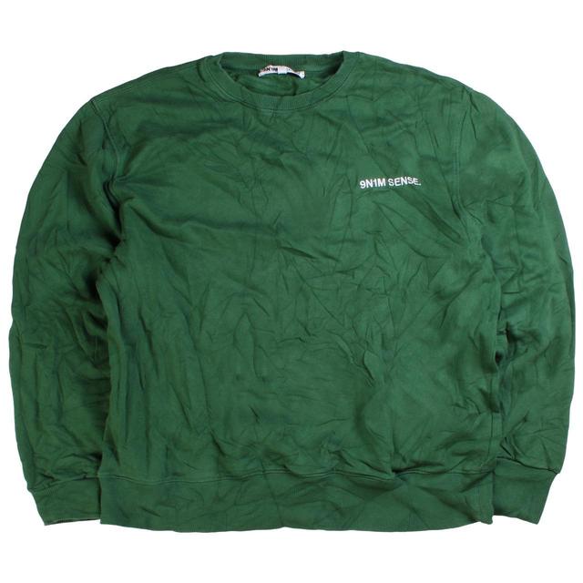 Vintage Men's Sweatshirt - Green - L on Productcaster.