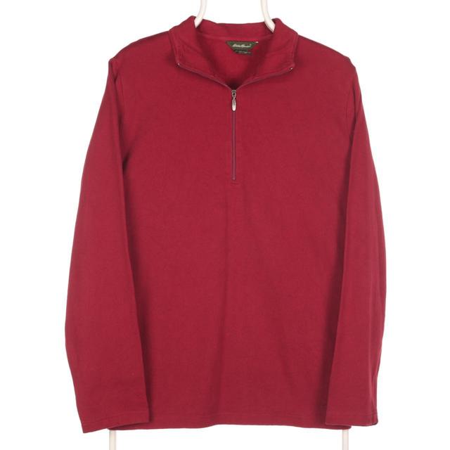 Eddie Bauer Men's Sweatshirt - Red - XL on Productcaster.