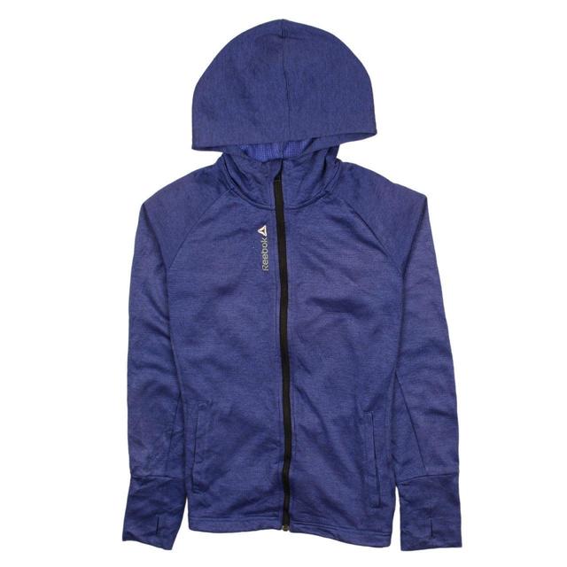 Reebok Women's Hoodie - Blue - M on Productcaster.