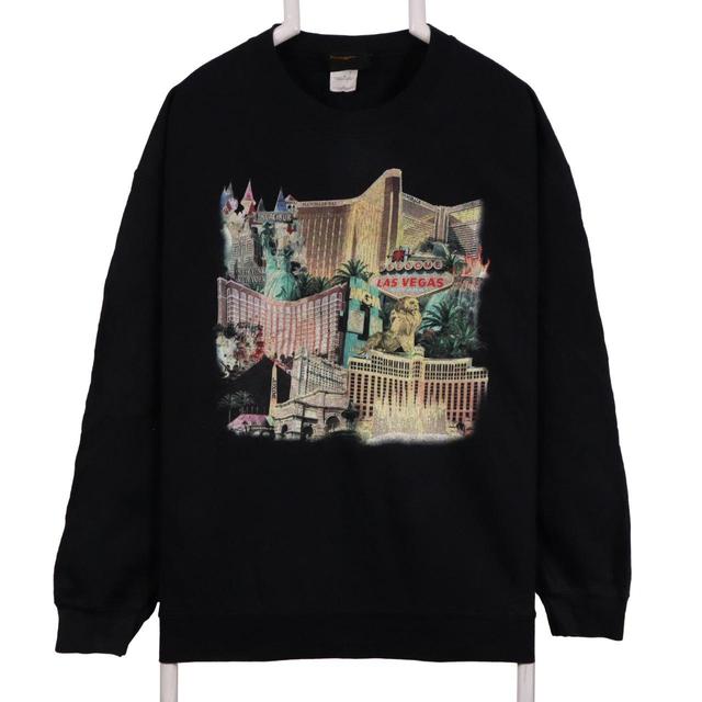 Vintage Men's Jumper - Black - L on Productcaster.