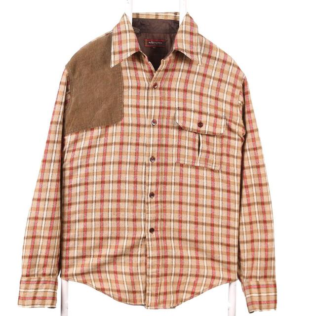 Vintage Men's Shirt - Tan/Brown - L on Productcaster.